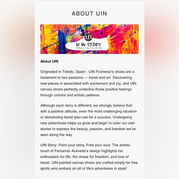 NWOT UIN Floral Slip On Loafer Sneakers Walking Shoe. Size 8 - Picture 8 of 9